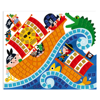 Set educativ, Janod, Pirati, mozaic, 3 carduri