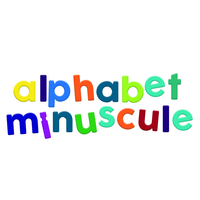 Set 80 de magneți din lemn Litere Mici Alfabet Vilac Minuscule