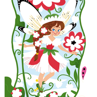 Set creativ, Janod, Printese, cu sclipici, 4 ani+