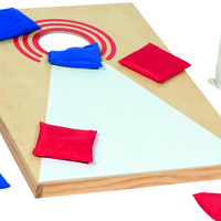 Joc de exterior Goki Cornhole, Aruncare la țintă cu săculeți, din lemn, +5 ani