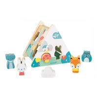 Cutie pentru sortat forme, Janod, din lemn