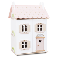 Casuta de papusi, Le Toy Van, Rose Hart, din lemn, 65,5 cm