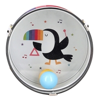Tobă metalică curcubeu pentru copii Vilac Animale - Design Andy Westface