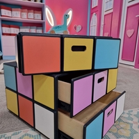 Masa „Cubul Rubik” cu Sertare – Funcționalitate, Joc și Design Premium - ARNIKA