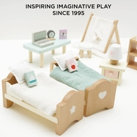 Set Mobilier din Lemn Daisylane pentru Camera Copiilor Căsuțe de Păpuși Le Toy Van