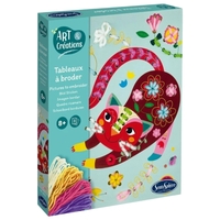 Kit Creativ Broderie pentru Copii, Sentosphere - Tablouri cu Animale