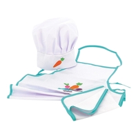 Set de bucătar pentru copii din material brodat Vilac Jour de Marché Chef's Set