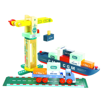 Macara portuară din lemn cu magnet Vilac Vilacity Docker