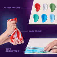 Set Creativ Tablou 3D OKTO Sensory Art - Crapi Koi, 30 x 40 cm