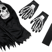 Costum Halloween Adulți, The Day of the Dead Reaper Costume, Mărime Universală