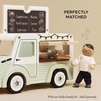 Mașină de Cafea din Lemn / Cafenea Mobilă Stil Vintage Le Toy Van