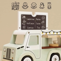 Mașină de Cafea din Lemn / Cafenea Mobilă Stil Vintage Le Toy Van
