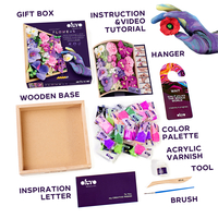 Set de creație senzorială Wood & Craft DIY 