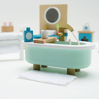 Set Mobilier din Lemn Daisylane pentru Baie Căsuțe de Păpuși Le Toy Van