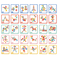 Joc educativ magnetic, Janod, Magneti'book Forme, 73 piese, 3 ani+