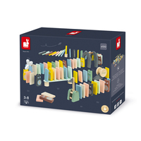 Joc domino, Janod, din lemn, 100 piese, 3 ani+
