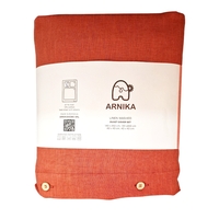 Set Lenjerie de Pat Premium Arnika Home – In și Bumbac,PEACH, Dimensiuni Standard - ARNIKA