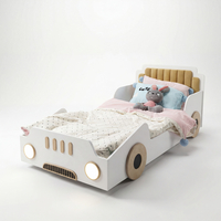 Pătuțul pentru Copii „MAȘINA” (80x200x90 mm) – Confort și Aventură din Lemn Ecologic - ARNIKA