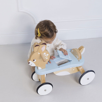Bicicleta din lemn, Le Toy Van, Ride on Deer, 4 roti, 12 luni +