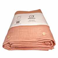 Set Lenjerie de Pat Premium Arnika Home – In și Bumbac,ROSE, Dimensiuni Standard - ARNIKA