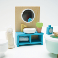 Set Mobilier din Lemn Daisylane pentru Baie Căsuțe de Păpuși Le Toy Van