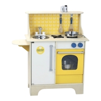 Bucătărie din lemn cu accesorii pentru copii Vilac Cuistot Mustard