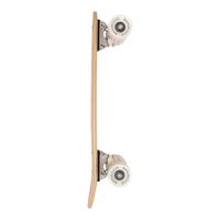 Skateboard din lemn pentru copii Banwood, model Mini Cruiser Retro, cu roti moi si rulmenti ABEC-7, Rosu, 3 ani+