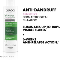 VICHY Dercos Sensitive Sampon antimatreata scalp sensibil x 200ml