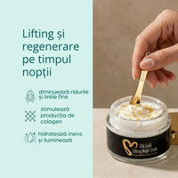 Momirov-Cremă lifting de noapte 24K cu aur și 10% Tens-up, 50 ml