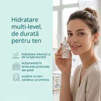 Momirov-Serum Quattro Hydra+ cu 4D acid hialuronic, Squalane și Ectoină, 30 ml