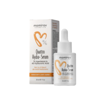 Momirov-Serum Quattro Hydra+ cu 4D acid hialuronic, Squalane și Ectoină, 30 ml