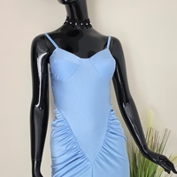 Rochie Maxi Elegantă Baby Blue