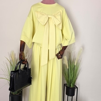 Compleu Casual Fundă-Galben