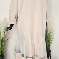 Rochie Midi Blossom-Bej
