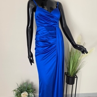 Rochie Lungă Amira-Albastru Regal