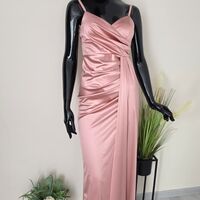 Rochie Lungă Amira-Roz Pudră