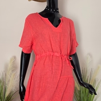 Rochie Midi Breeze-Coral