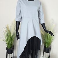 Rochie Asimetrică Rebel-Gri