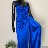 Rochie Lungă Amira-Albastru Regal
