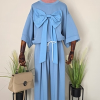 Compleu Casual Fundă-Albastru