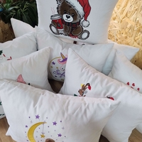Pernă decorativă pentru copii cu trenuleț și nume personalizat – AYA Home