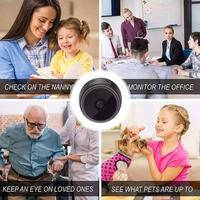 Mini Wireless Kamera 1080P A9 crna
