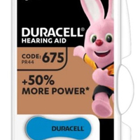Duracell Hearing Aid 675 1,45V baterija za slusni aparat PAK6 (cena po kom.)