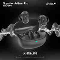 Slusalice bluetooth Superior Artisan Pro ANC+ENC crne