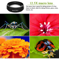 Objektiv 37mm 0.45X Ultra-wide + macro za telefon i tablet