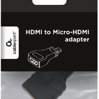 Gembird HDMI (A female) to micro-HDMI (D male) adapter