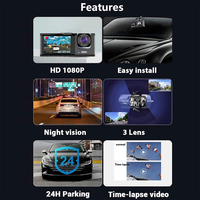 Kamera za auto H190 (Super HD 1296P) crna