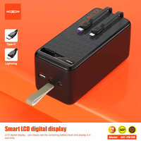 Power Bank Moxom MX-PB158 super fast USB/PD 22.5W/20W 50000 mAh black