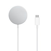 Bezicni punjac (WiFi) Magnetic connection 15W sa Type C kablom beli