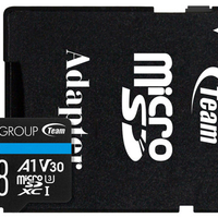 TeamGroup MICRO SDXC 128GB ELITE, UHS-I U3 V30 A1, 100/50MB/s +SD Adapter